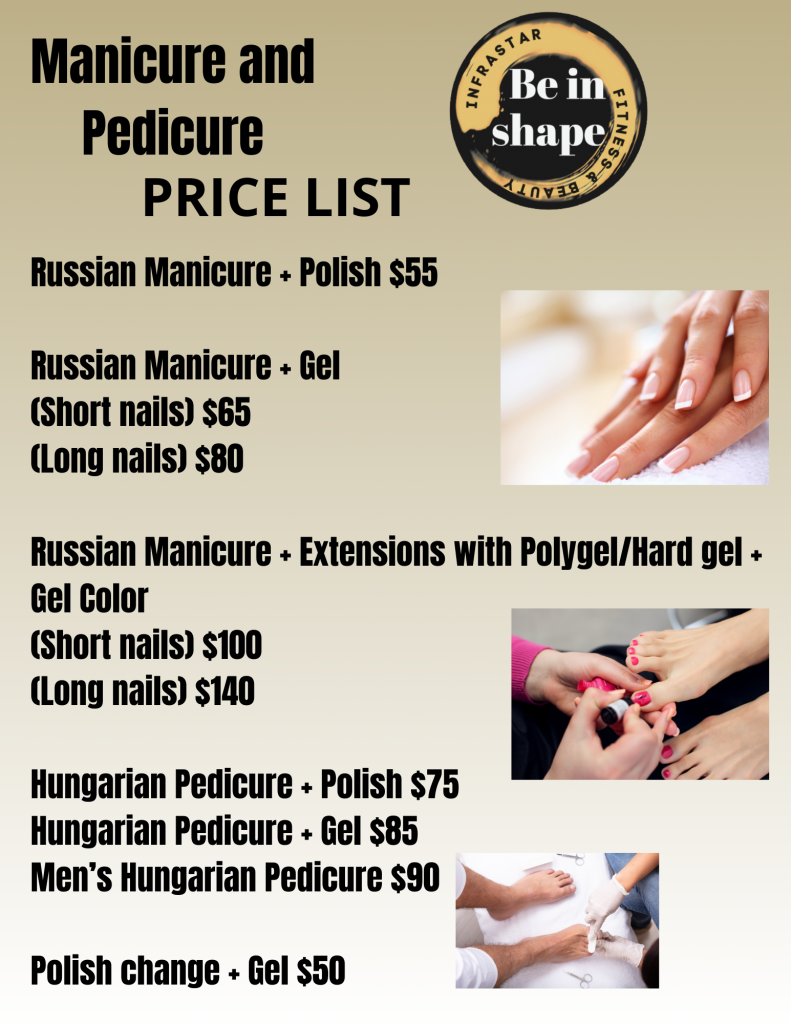 manicure pedicure prices